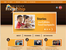 Tablet Screenshot of coloradofriendship.org